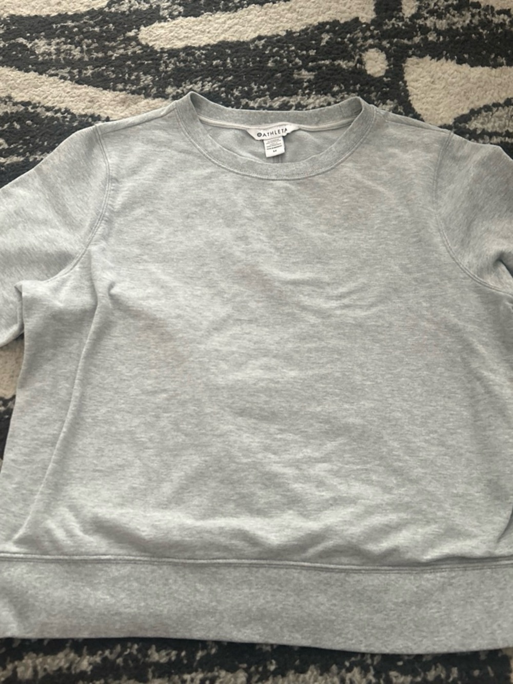 Athleta women’s  Light Grey Crewneck Pullover